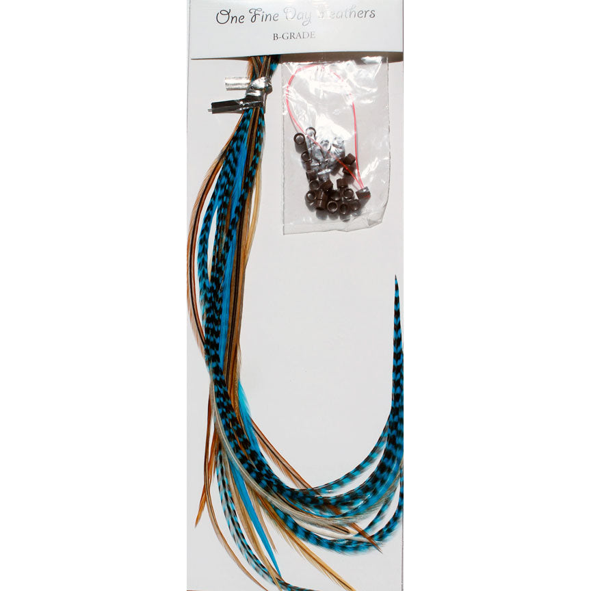 15x Discount B-Grade Feathers - Turquoise Naturals