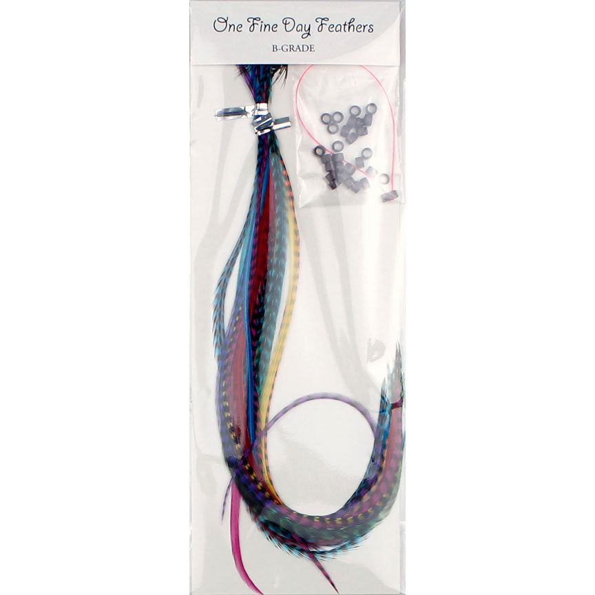 15x Discount B-Grade Feathers - Dyed Brights