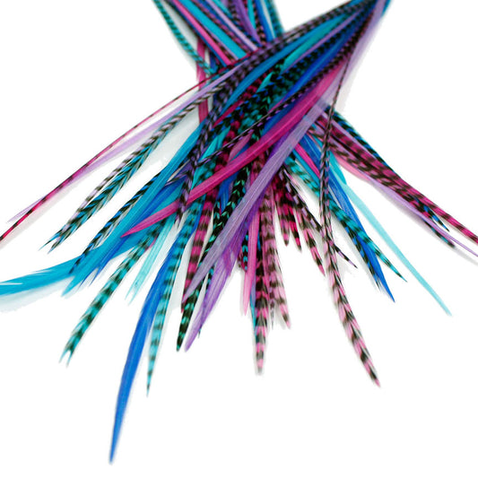 20x Short 7-9 inch Feathers - Berry