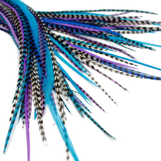 25x Short 7-9 inch Feathers - Starlight